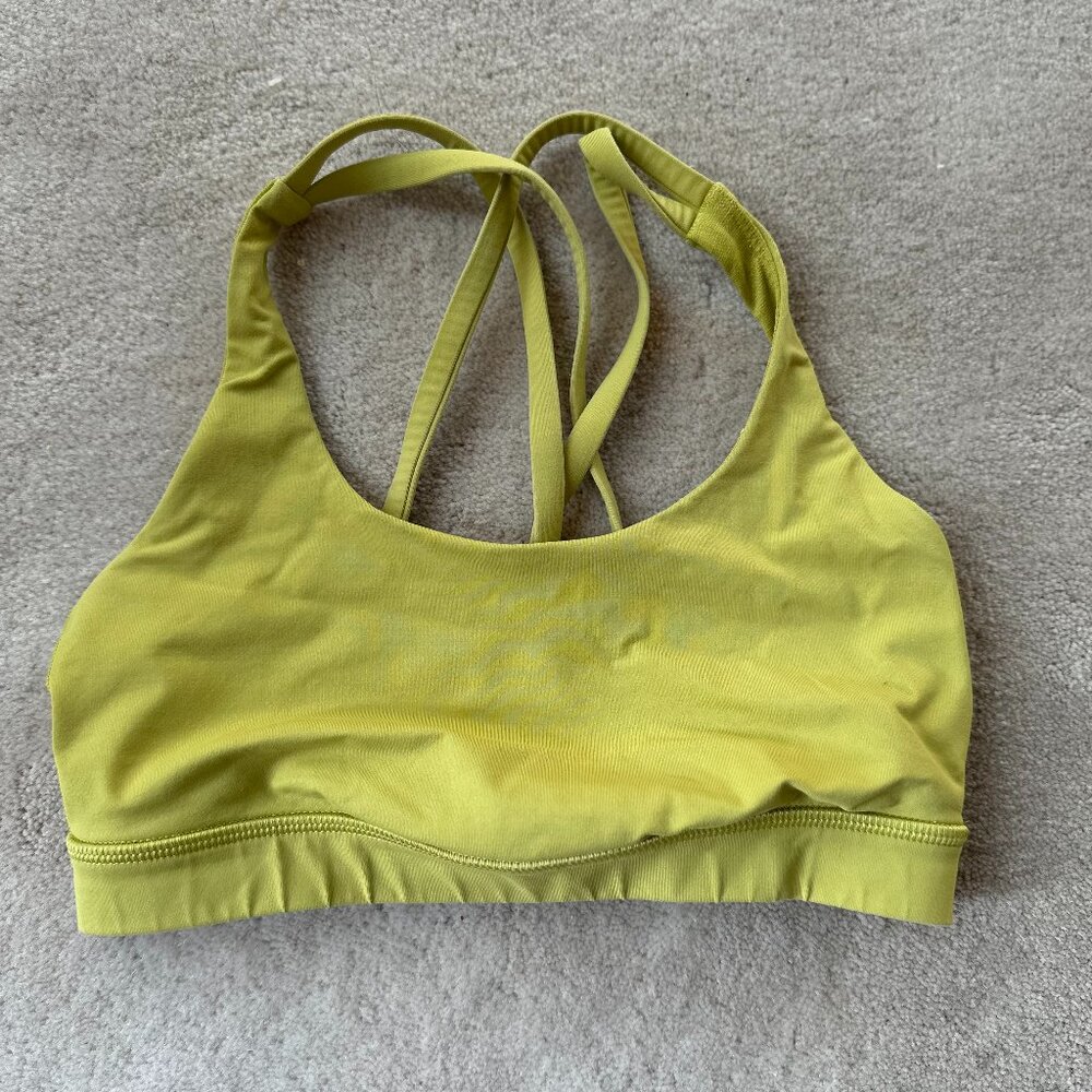 Lululemon Energy Bra Medium Support Green
